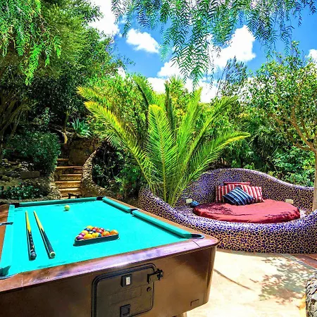 Lejlighed Jurte - Traumhafter Meerblick, Beheizter Pool, Sauna, Billiard, Tischtennis, Garten La Asomada (Lanzarote)