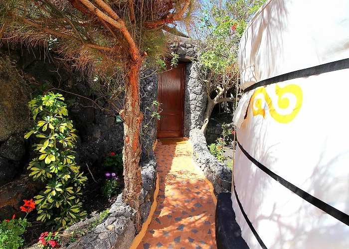 Jurte - Traumhafter Meerblick, Beheizter Pool, Sauna, Billiard, Tischtennis, Garten Apartamento La Asomada (Lanzarote)