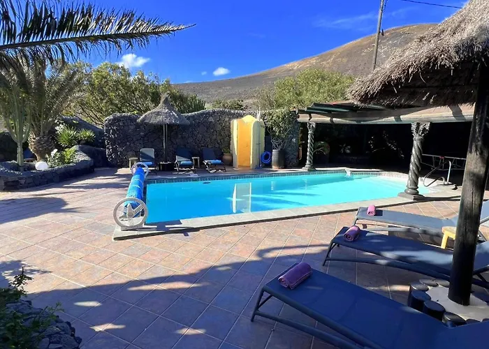 Jurte - Traumhafter Meerblick, Beheizter Pool, Sauna, Billiard, Tischtennis, Garten * La Asomada