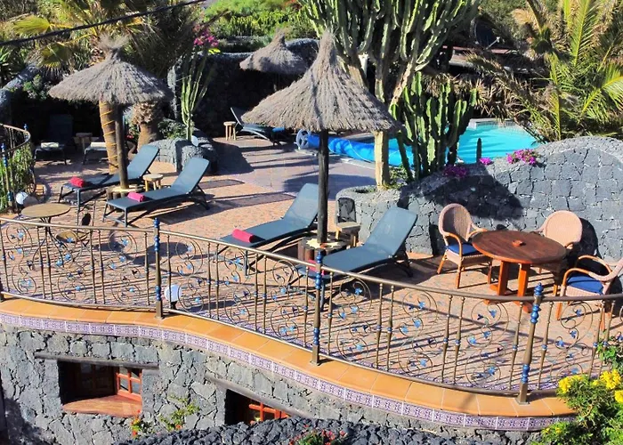 Jurte - Traumhafter Meerblick, Beheizter Pool, Sauna, Billiard, Tischtennis, Garten Apartament La Asomada (Lanzarote)